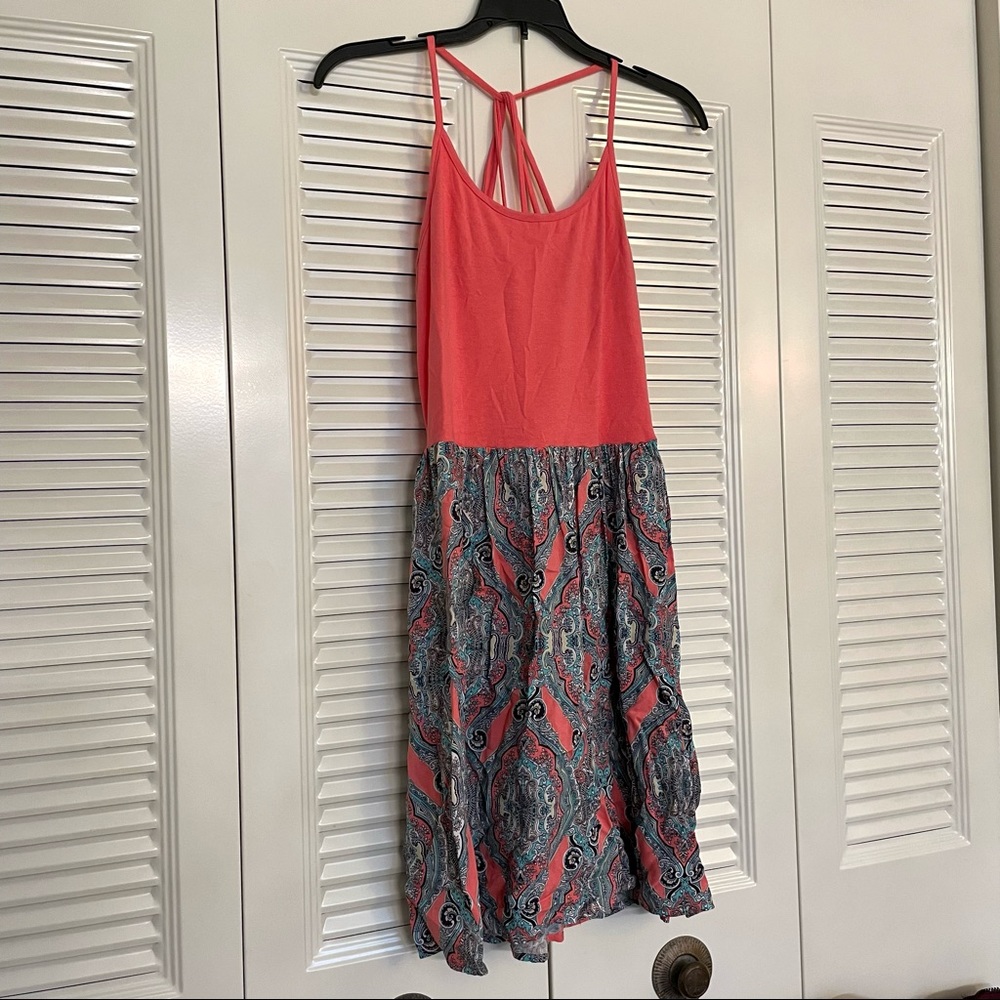 Racerback Paisley Dress